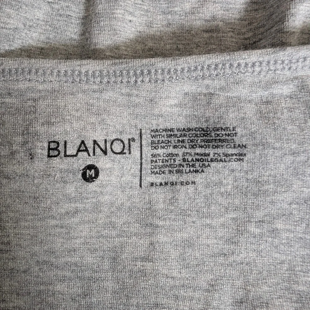 Blanqi Body Maternity Overbump Panty Heather Grey B15 Medium NWT